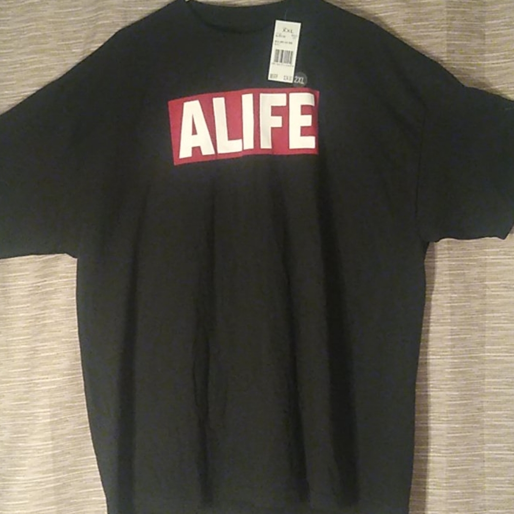ALIFE BOX LIFE TEE BLACK